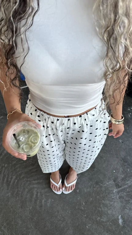 شلوار polka dot